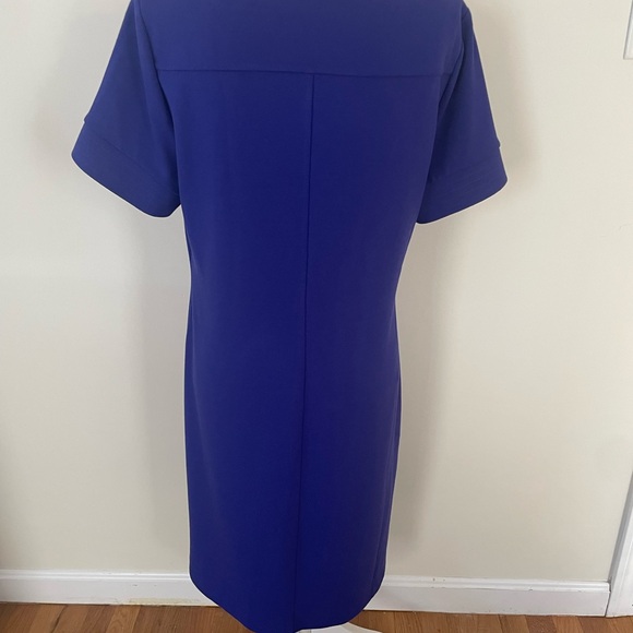 Adrienne Vittadini Rich Blue /purple Midi Dress - Picture 6 of 10